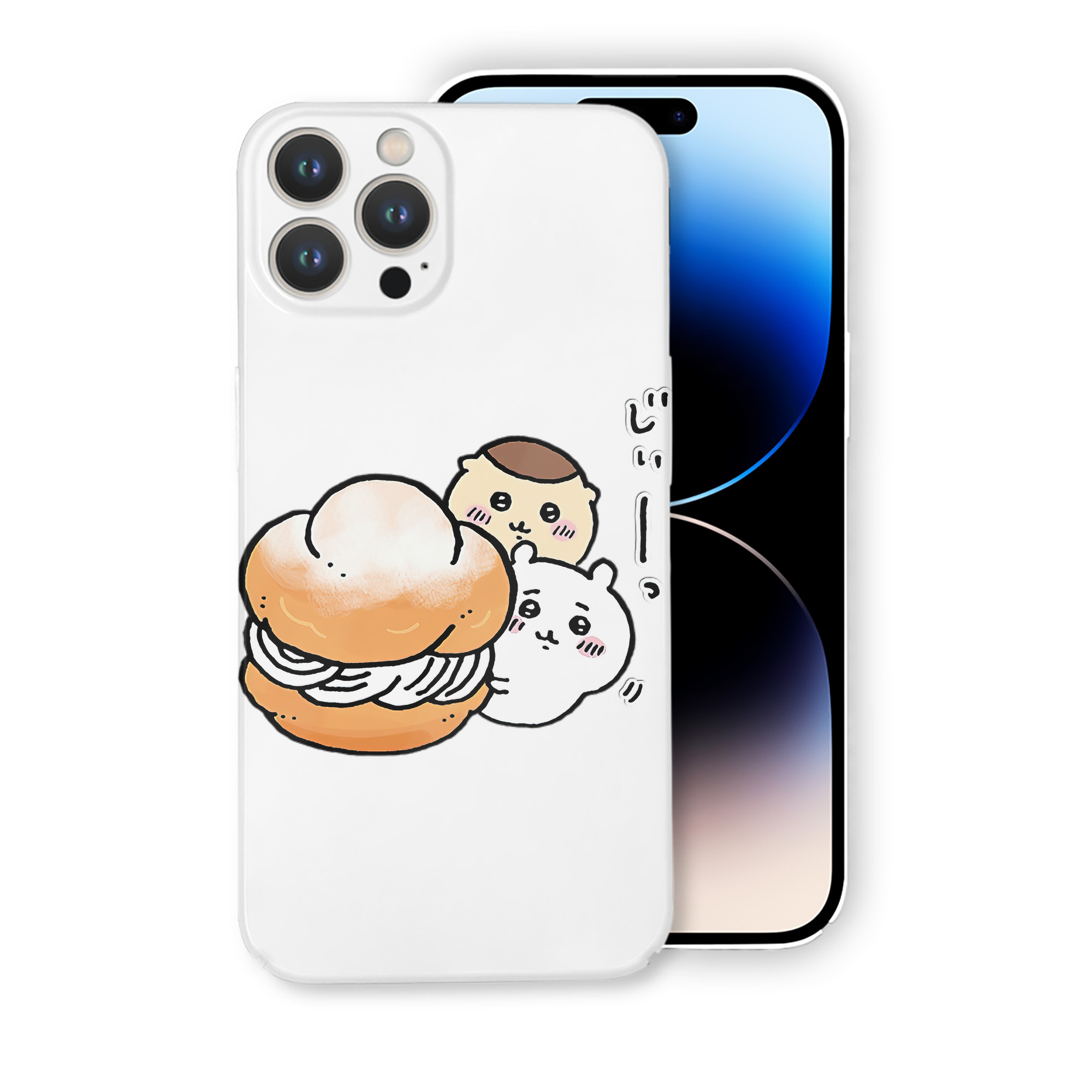 （画像用） ちいかわ くりまんじゅう Chii-kawa kuri manjū 【iPhone 14シリーズ対応】ハードケース